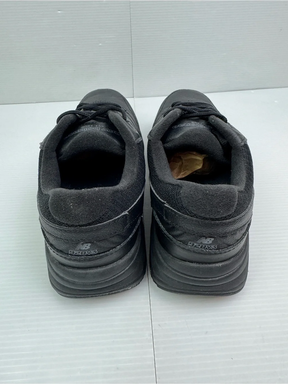 New Balance 928V3 Black Leather Walking Shoes WW928BK3 Women’s Sz 7.5 D Stabilit